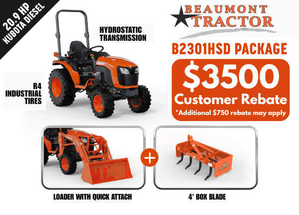 B2301HSD Tractor Package