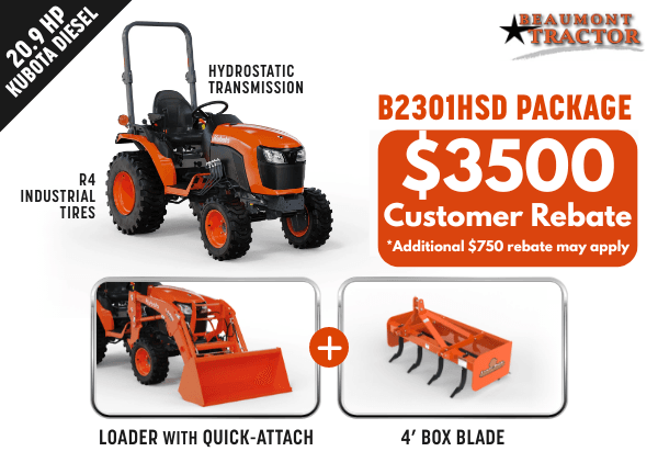 B2301HSD Tractor Package